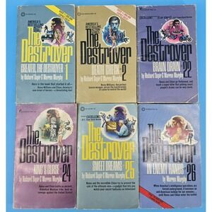 Lot of 6 Destroyer Paperback Novels #s 1, 2, 22, 24, 25, and 26 Sapir & Murphy